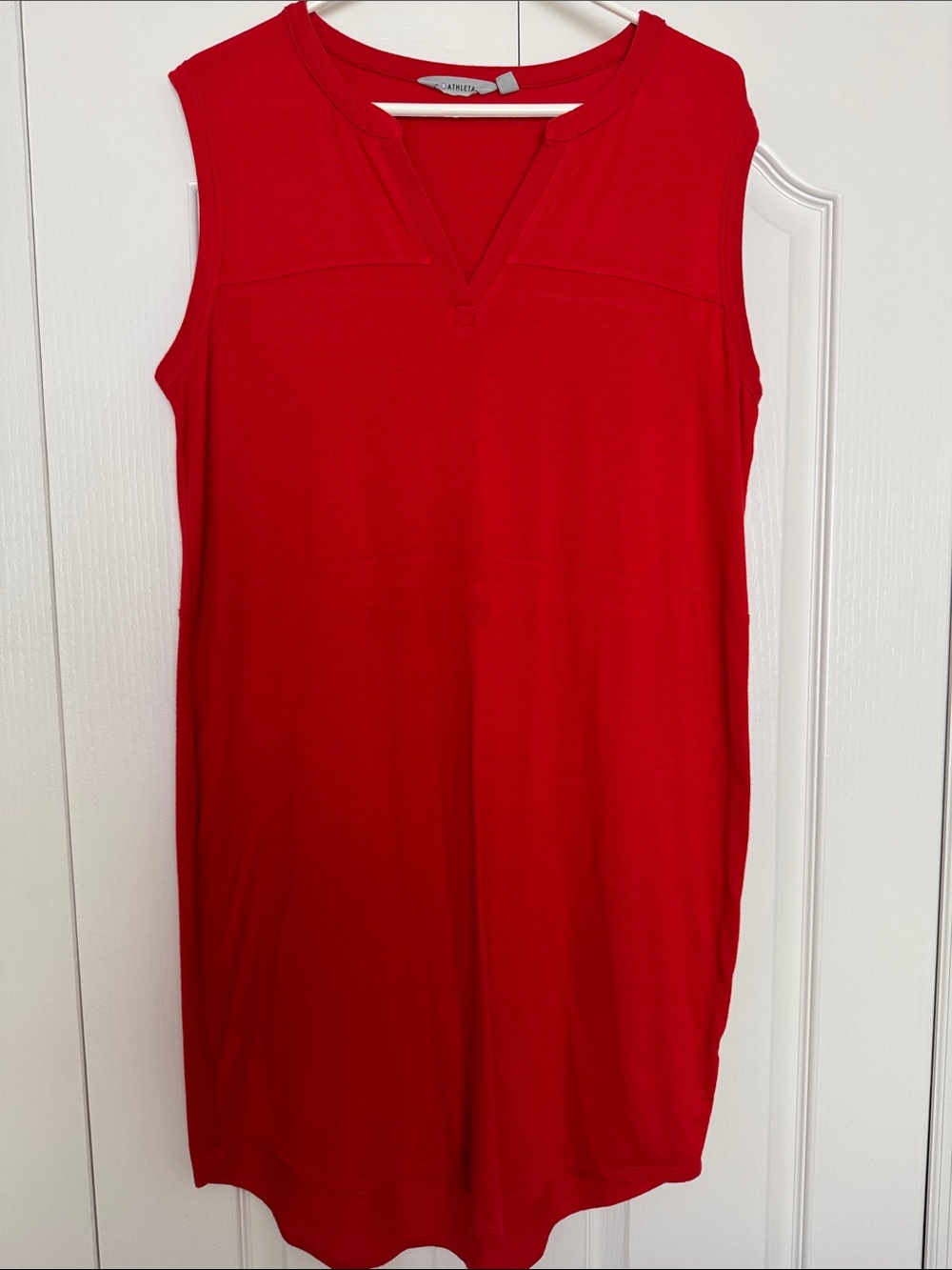 Athleta Bright Red Classic Dress